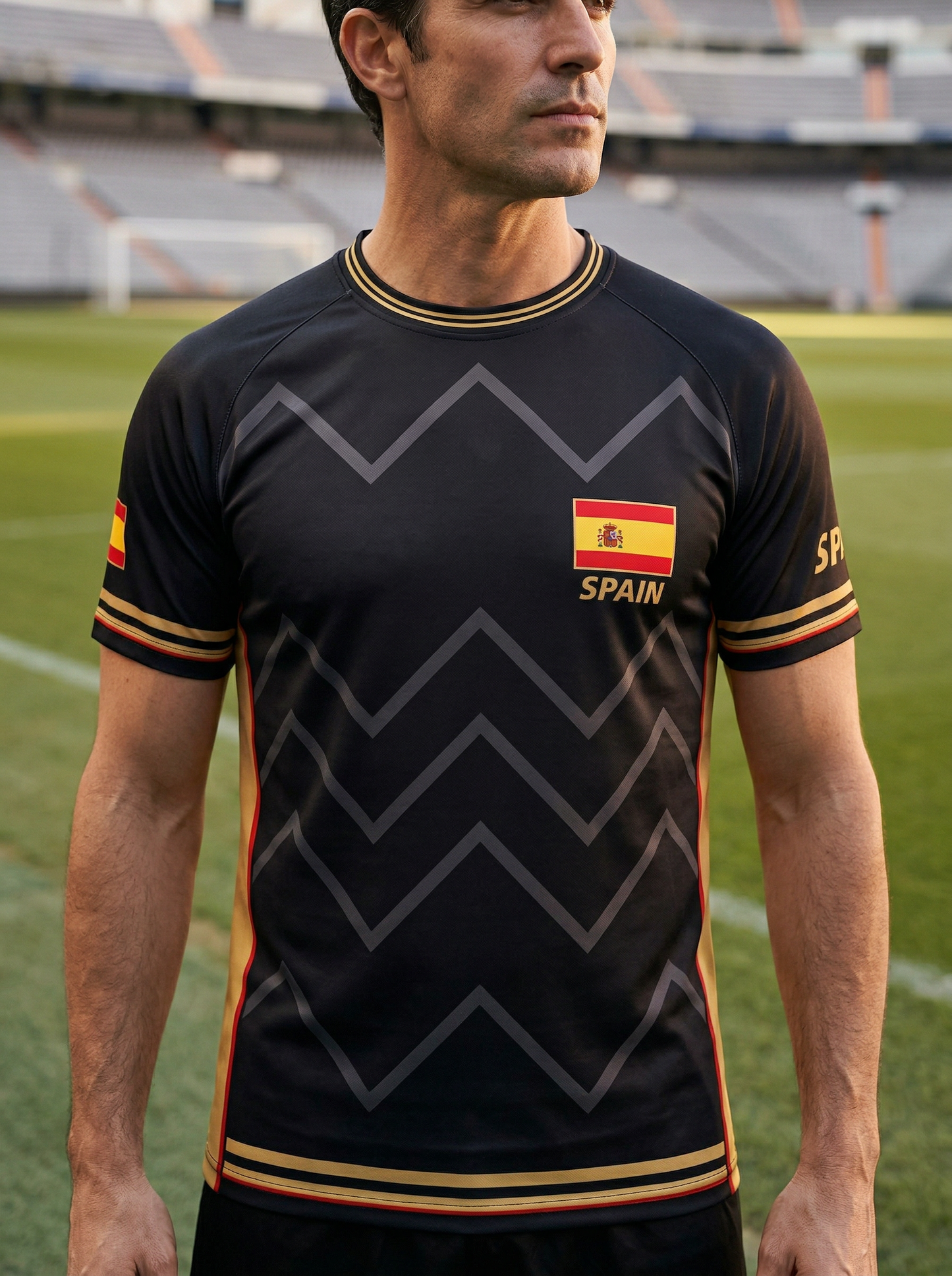 Camiseta de España para Hombre - Fan de Fútbol Manga Corta