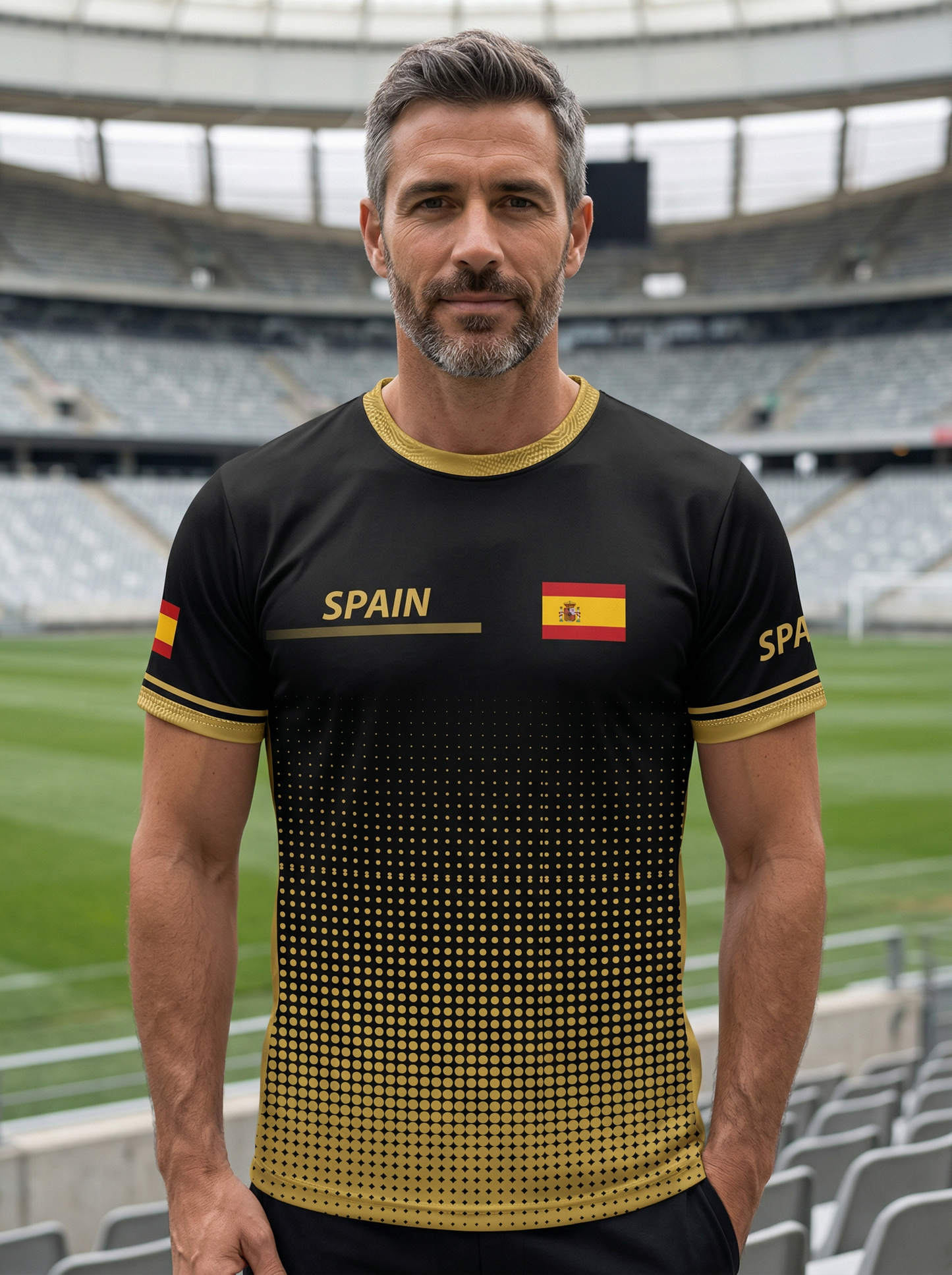 Camiseta de España para Hombre - Fan de Fútbol Manga Corta