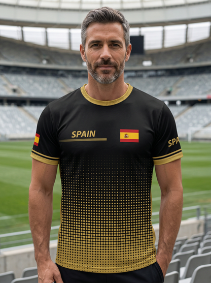 Camiseta de España para Hombre - Fan de Fútbol Manga Corta