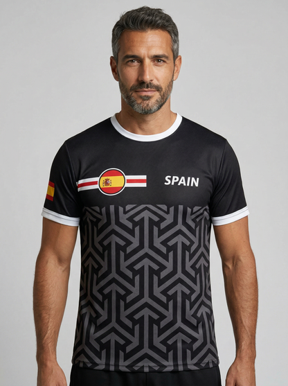 Camiseta de España para Hombre - Fan de Fútbol Manga Corta