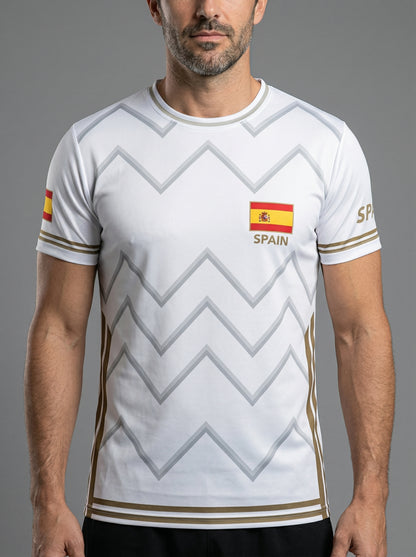 Camiseta de España para Hombre - Fan de Fútbol Manga Corta