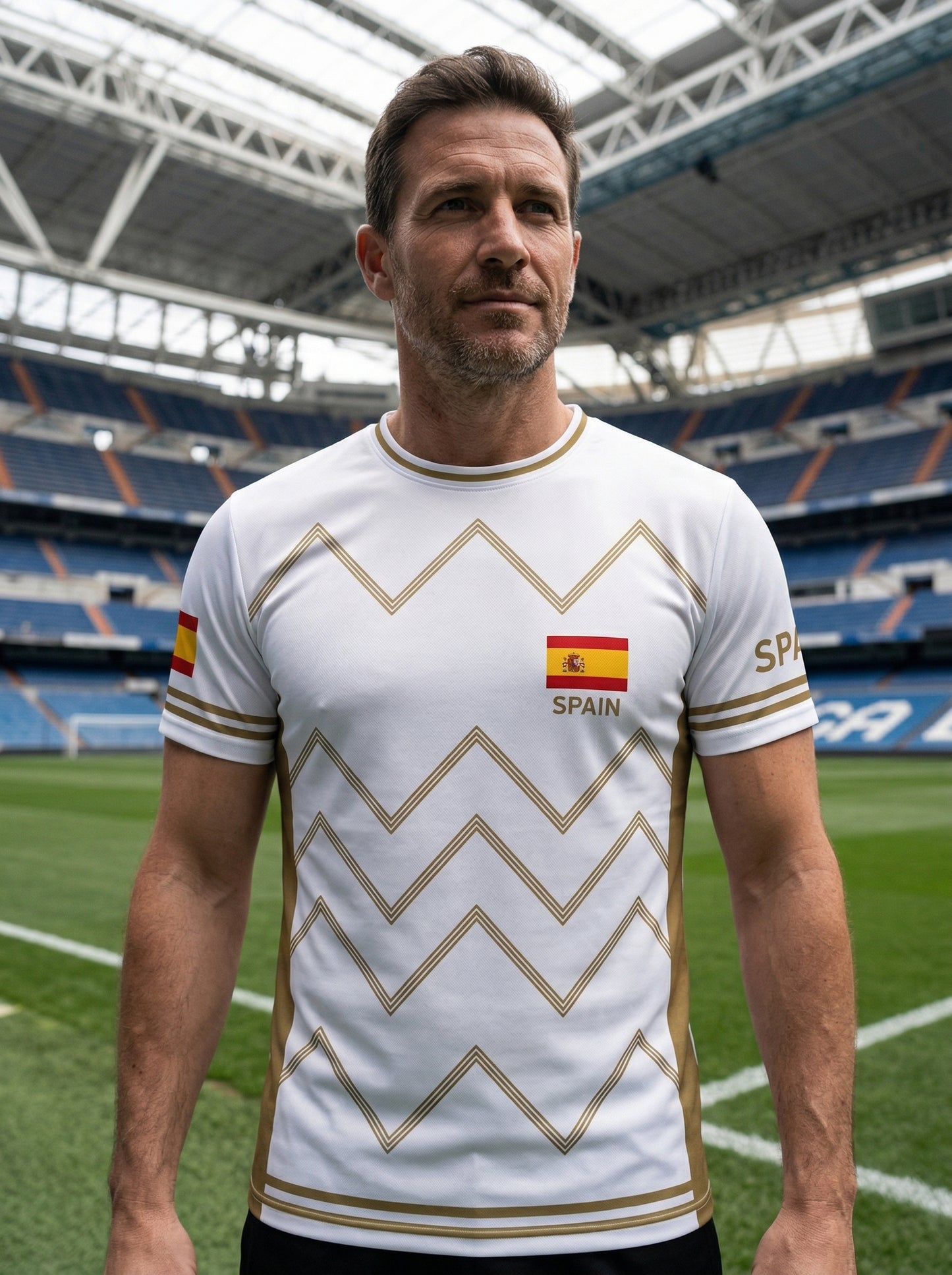 Camiseta de España para Hombre - Fan de Fútbol Manga Corta