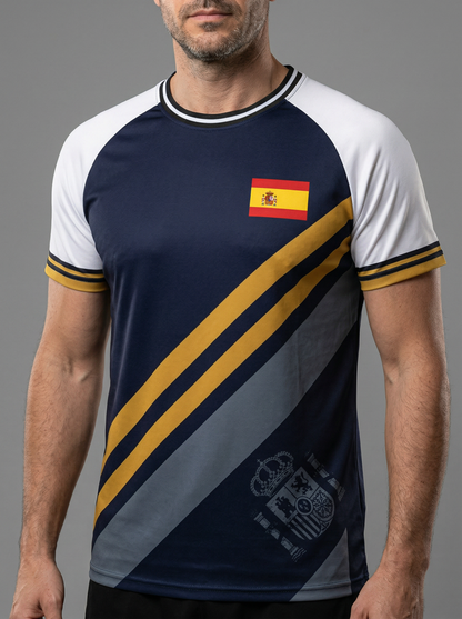 Camiseta de España para Hombre - Fan de Fútbol Manga Corta