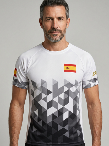 Camiseta de España para Hombre - Fan de Fútbol Manga Corta