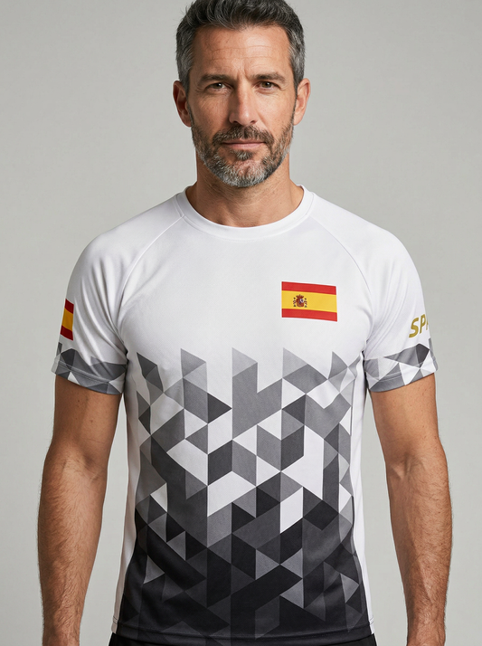 Camiseta de España para Hombre - Fan de Fútbol Manga Corta