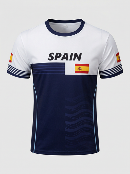 Camiseta de España para Hombre - Fan de Fútbol Manga Corta
