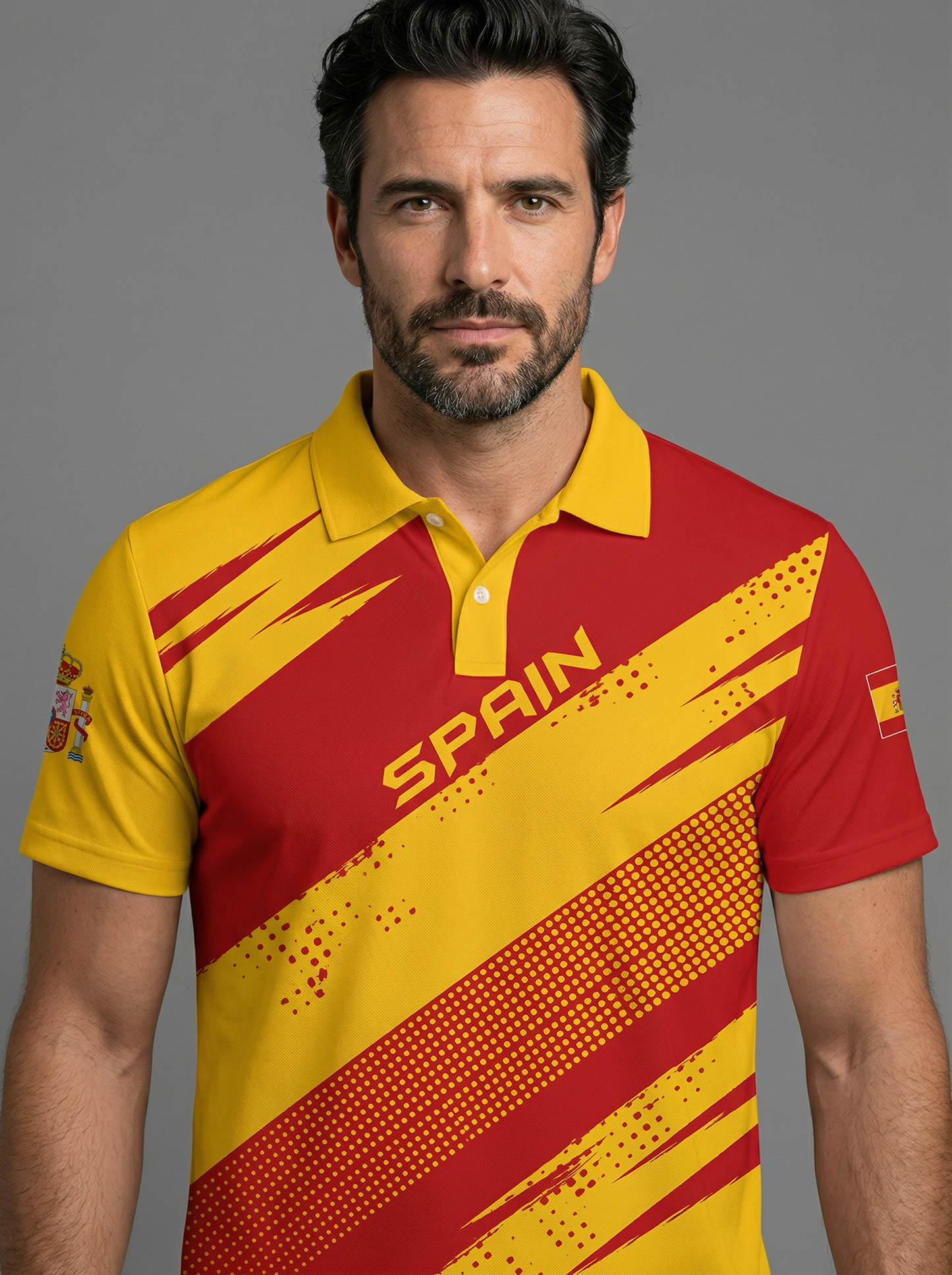 Camiseta de España para Hombre - Fan de Fútbol Manga Corta