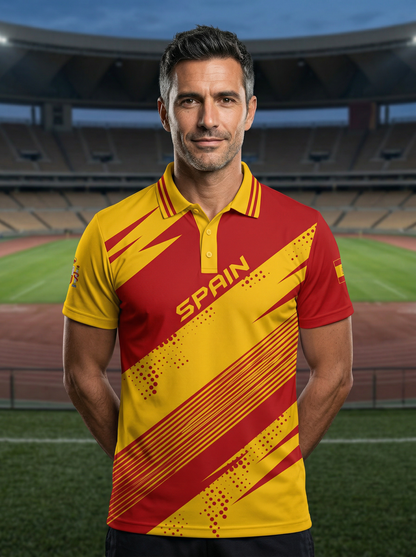 Camiseta de España para Hombre - Fan de Fútbol Manga Corta