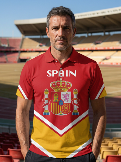 Camiseta de España para Hombre - Fan de Fútbol Manga Corta