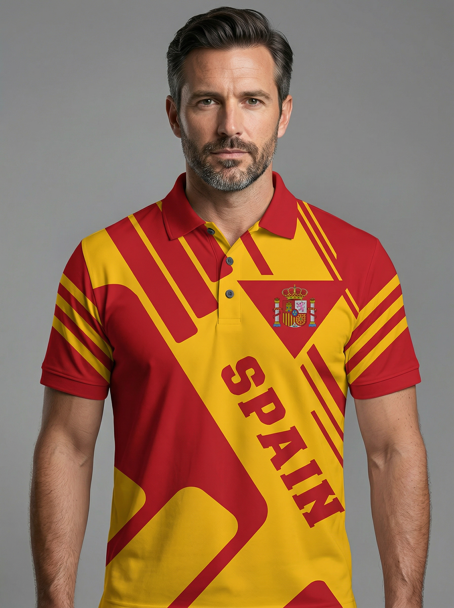 Camiseta de España para Hombre - Fan de Fútbol Manga Corta