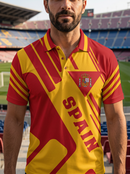 Camiseta de España para Hombre - Fan de Fútbol Manga Corta